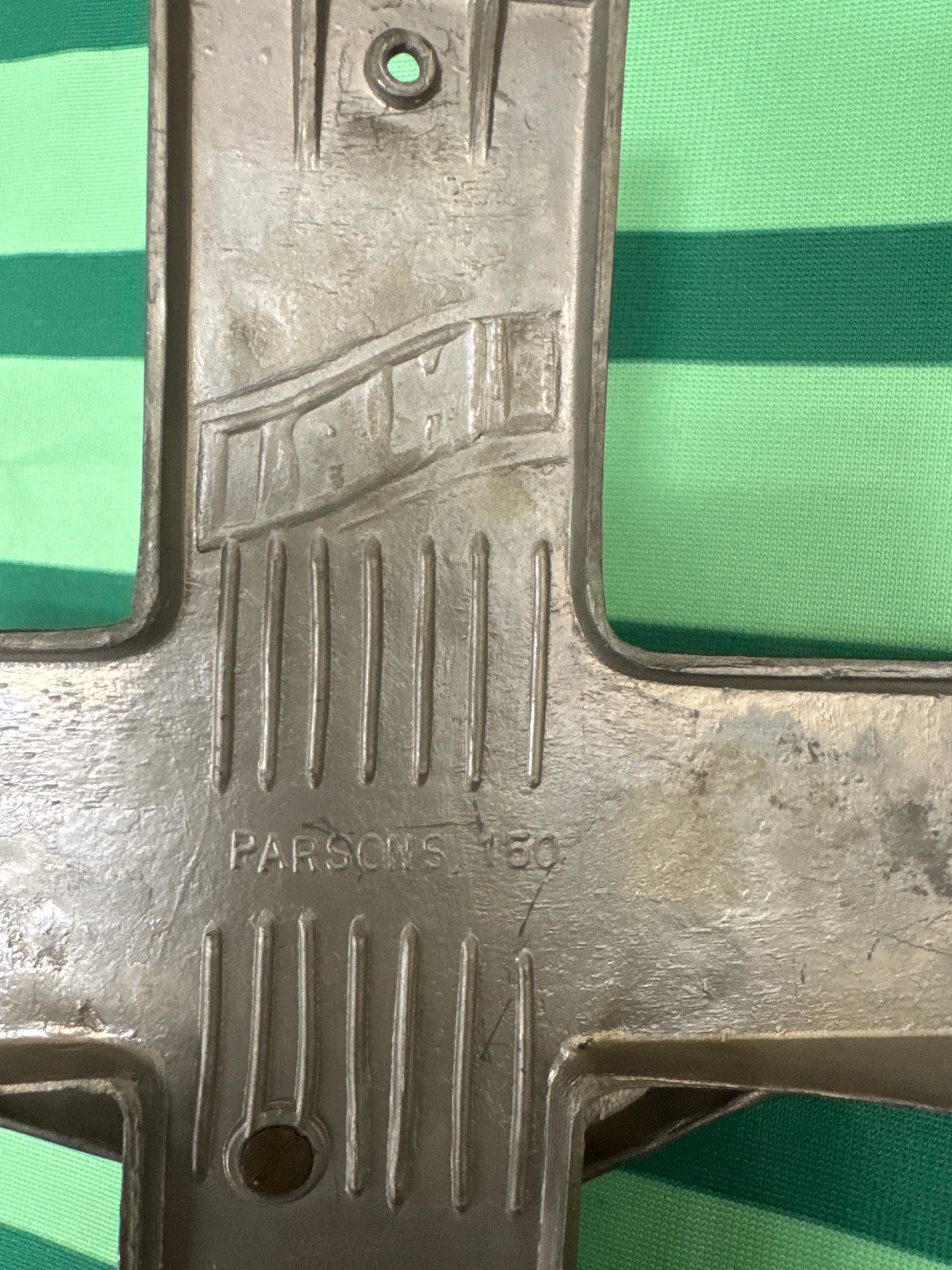 Crucifix 13 - like a rock Parson metal 15x8”