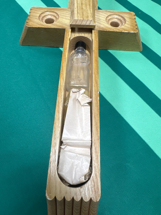 Crucifix 10 - wood sick call 13x8”