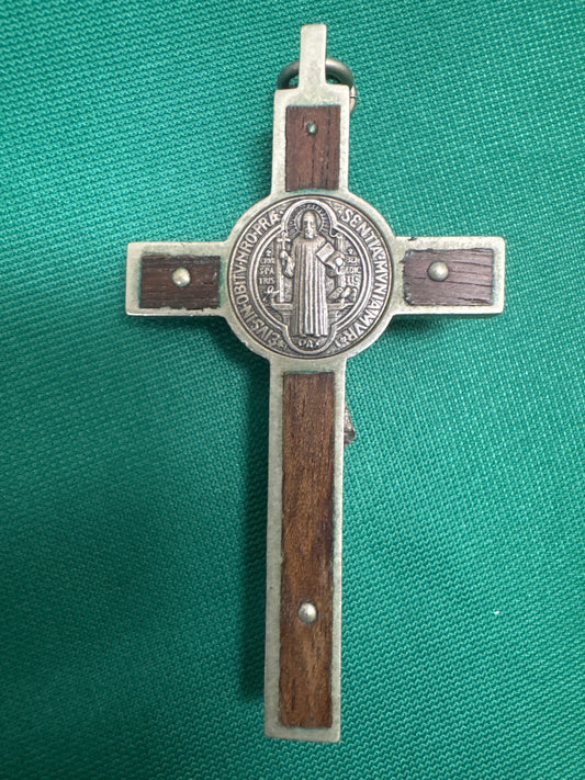 Crucifix 1 - Benedictine cross 3”x1.5”