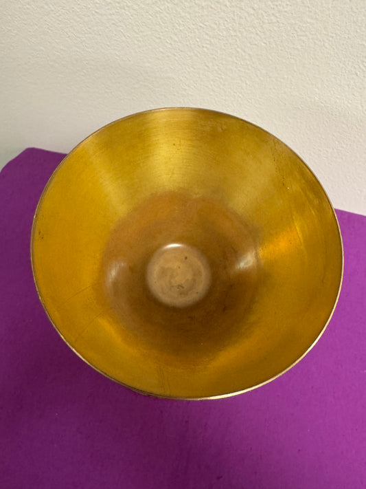 Chalice 4 - 7.5" Strudy Liturigical Chalice Flat Bottom Thin Stem