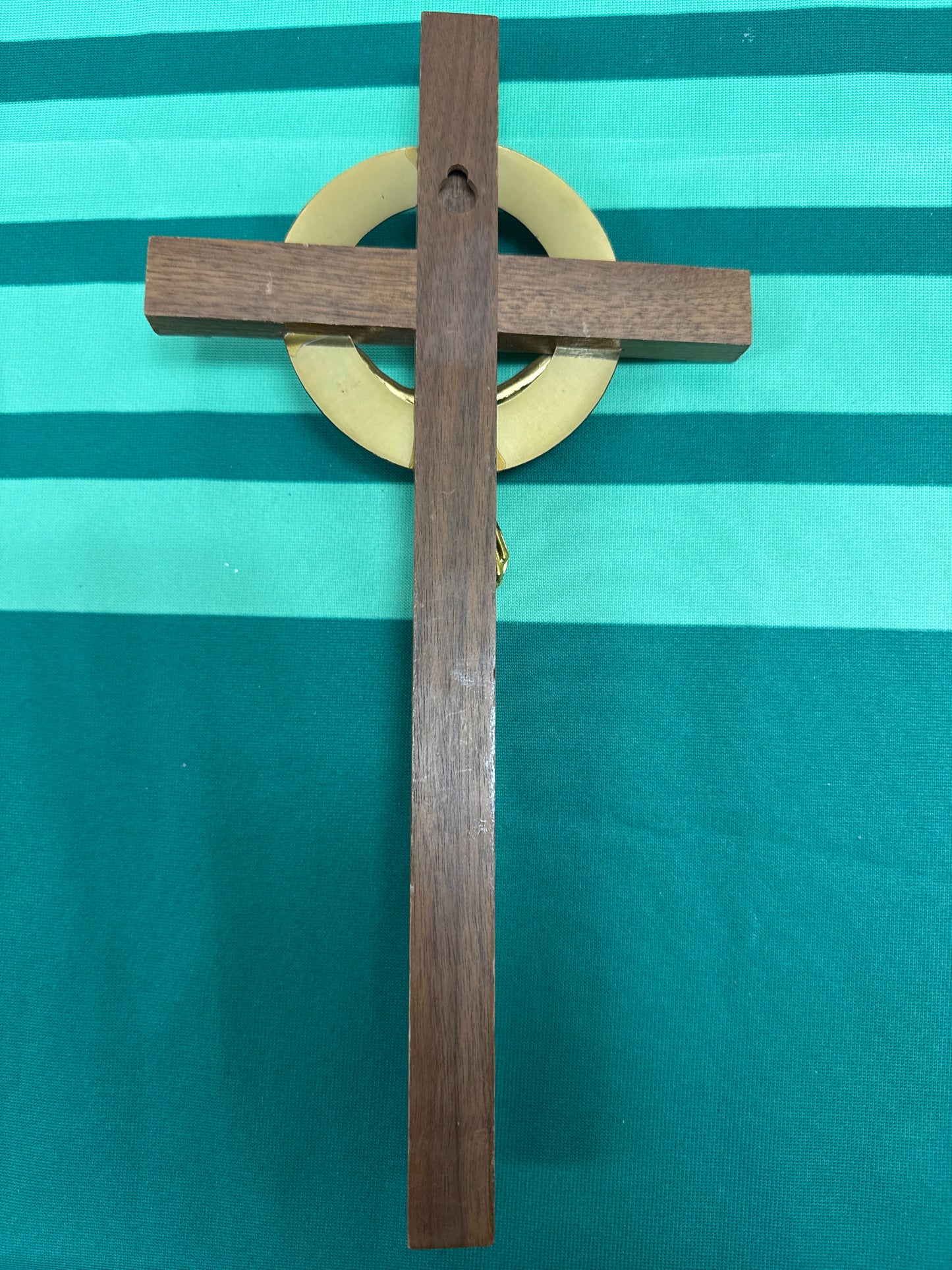 Crucifix 24 - wood and metal 12”x6”