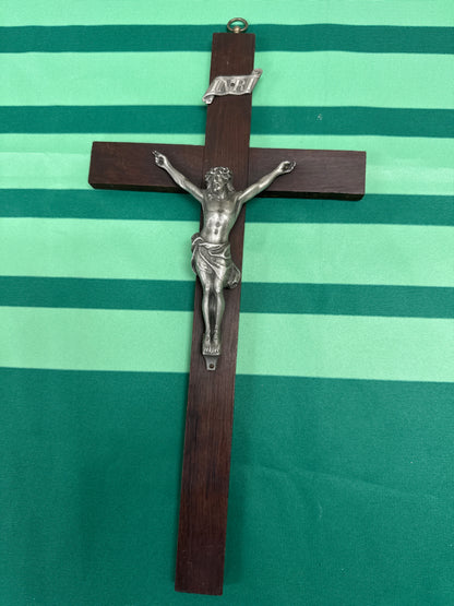 Crucifix 29 - reverent wood 13”x7”