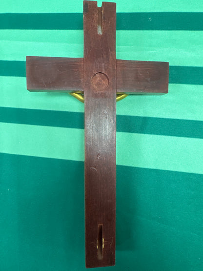 Crucifix 15 - classy wood 10.25”x5.5”