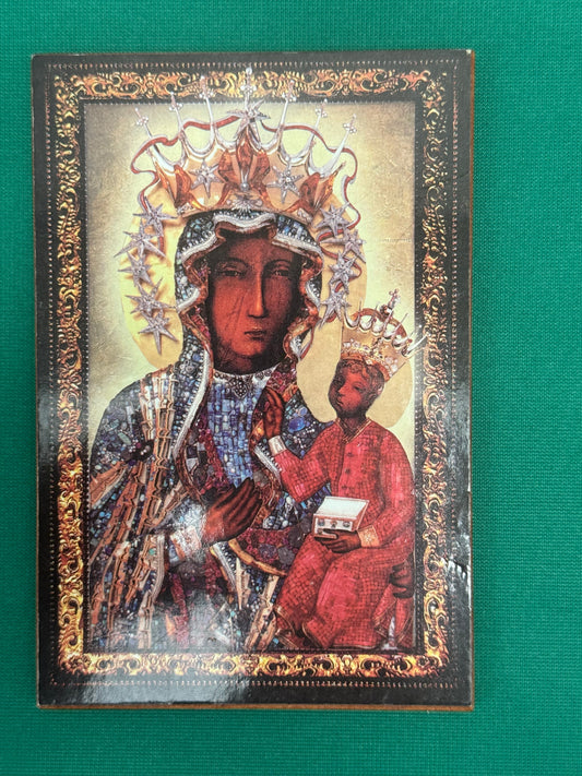 Icon 28 - 4"x6" Our Lady of Częstochowa (Black Madonna)