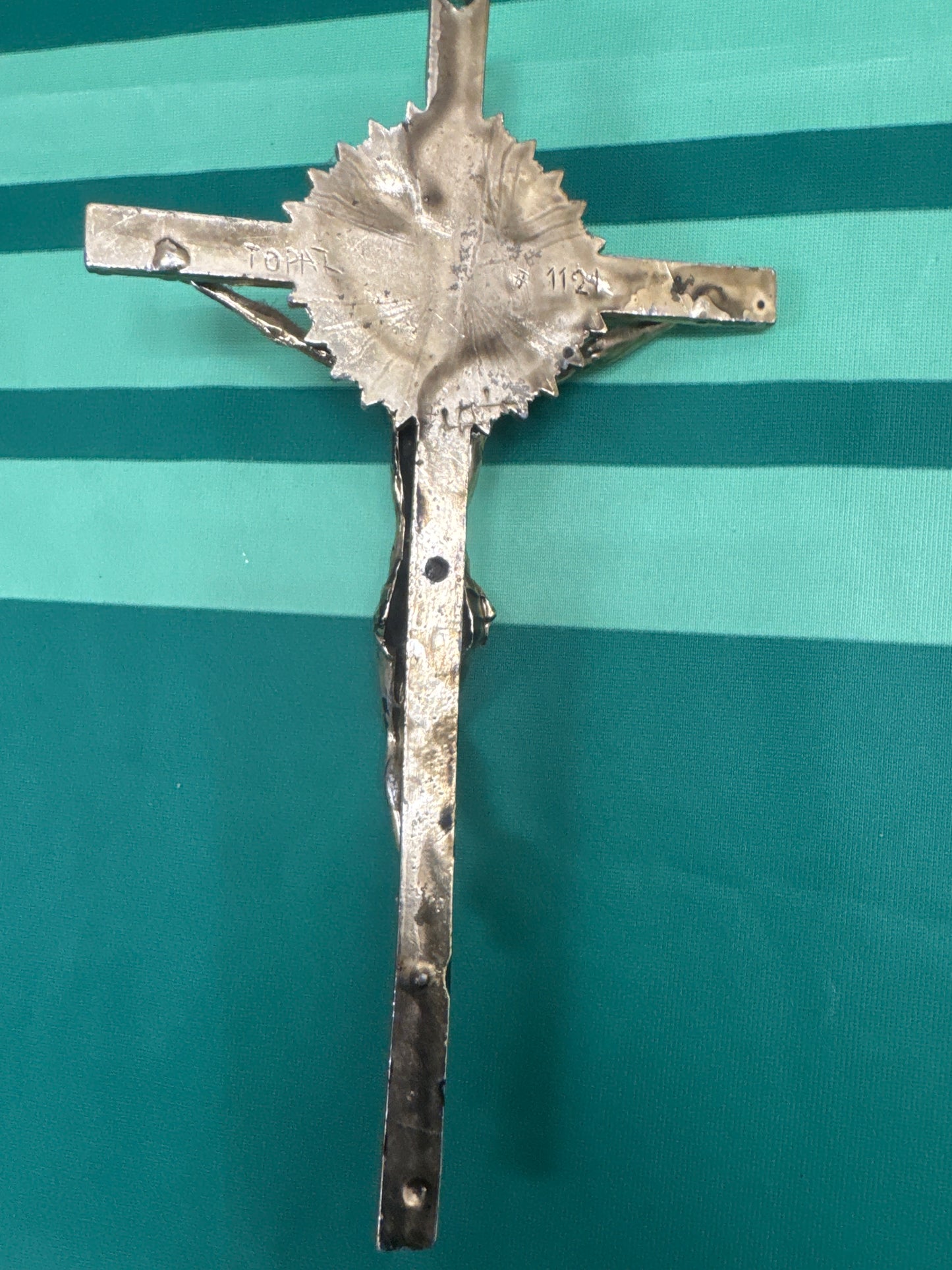 Crucifix 19 stunning heavy brass 10.5”x5.5”