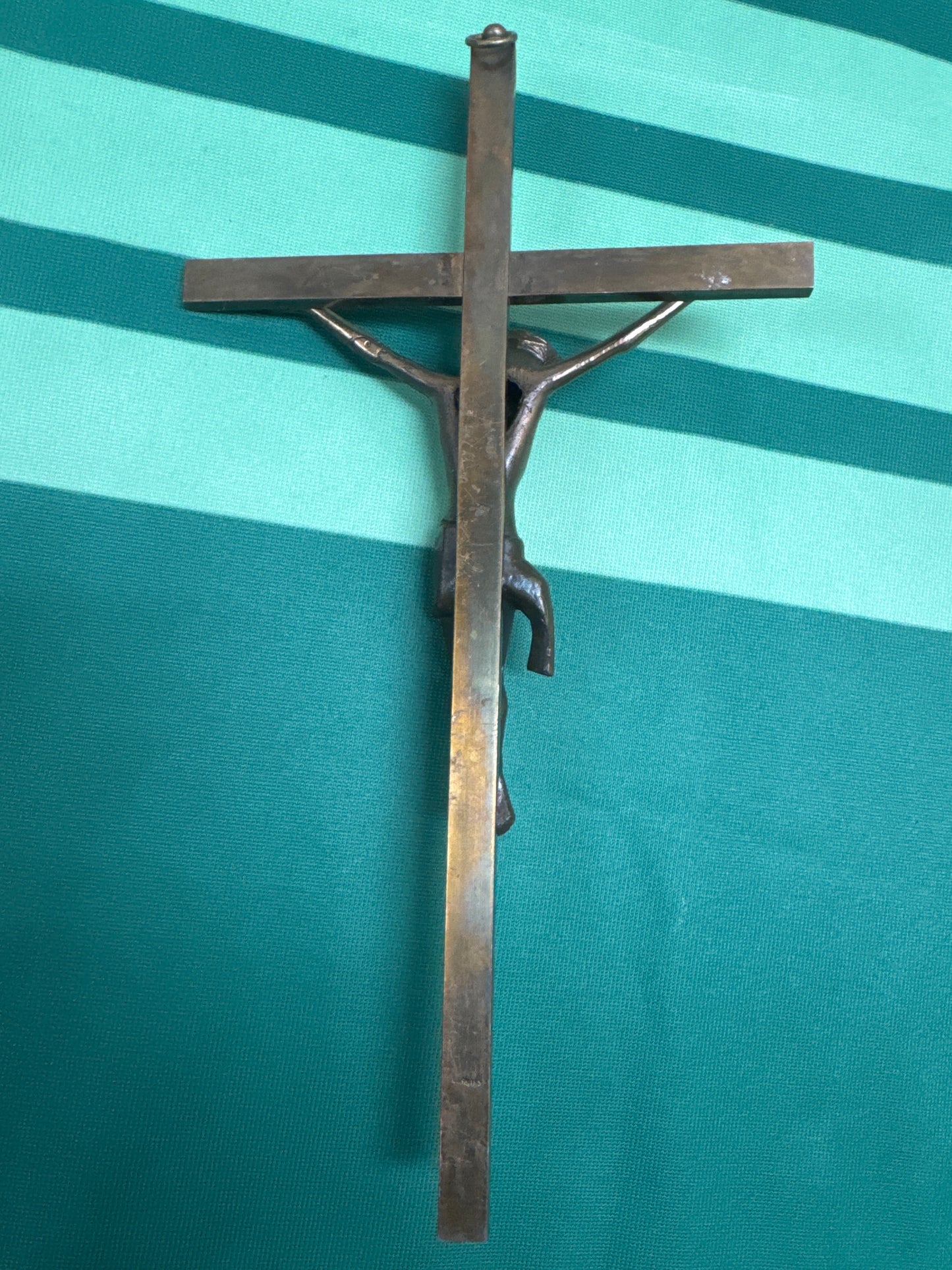 Crucifix 35 - antique brass 10”x5.5”