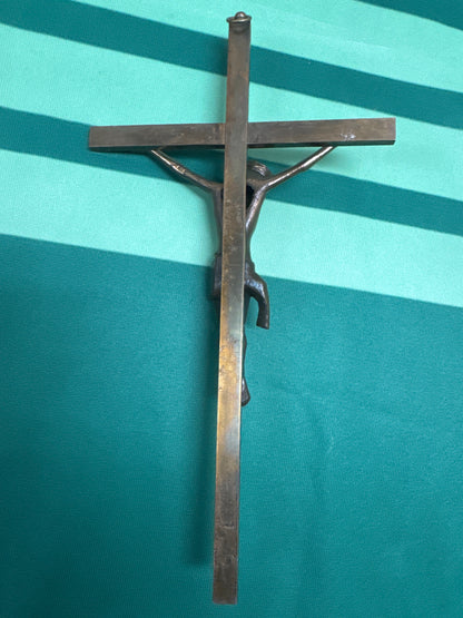 Crucifix 35 - antique brass 10”x5.5”