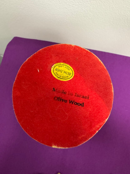 Chalice 11 - 9.25" Jerusalem Olive Wood Chalice Made in Israel