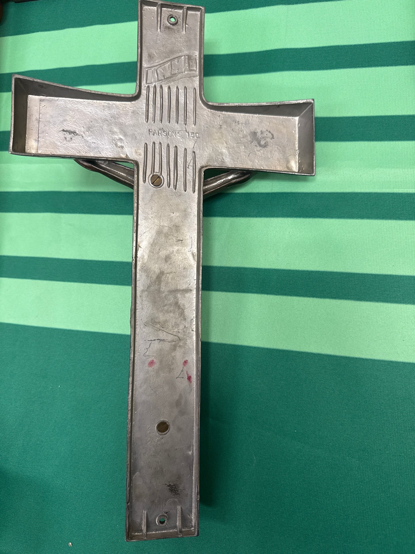 Crucifix 13 - like a rock Parson metal 15x8”
