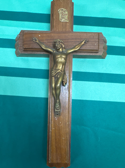 Crucifix 41 - wood sick call 13”x7.5”