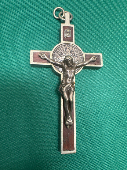 Crucifix 1 - Benedictine cross 3”x1.5”