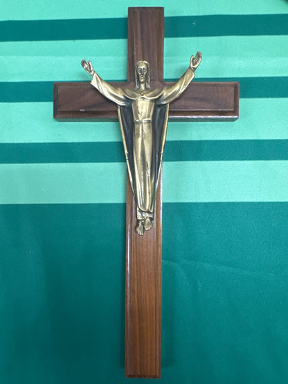 Crucifix 18 - holy medium weight wood 13”x6.5”