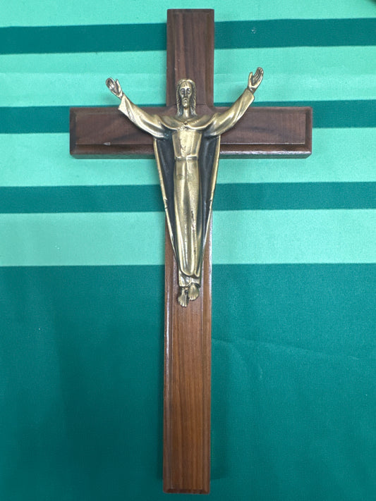 Crucifix 18 - holy medium weight wood 13”x6.5”