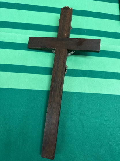 Crucifix 29 - reverent wood 13”x7”