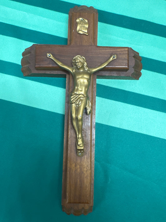 Crucifix 42 - wood sick call 12”x7.5”