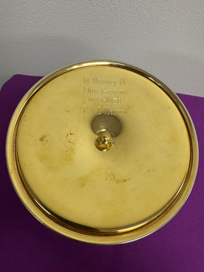 Chalice 6 - 6.75" Strudy Liturigical Chalice Flat Bottom Thick Stem