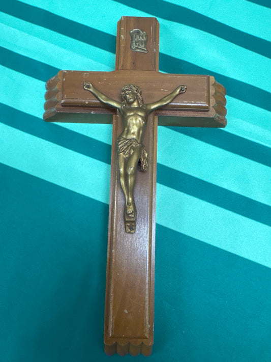 Crucifix 39 - wood sick call 13”x7.5”